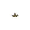 Deltana HPA69U5 Hinge Pin Stop, Hinge Mounted, Adjustable in Antique Brass