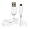 AirJay [+ECO] USB Type-C Soft Charging Cable 9.8 ft (3 m) UCJ-ETCW3M WH