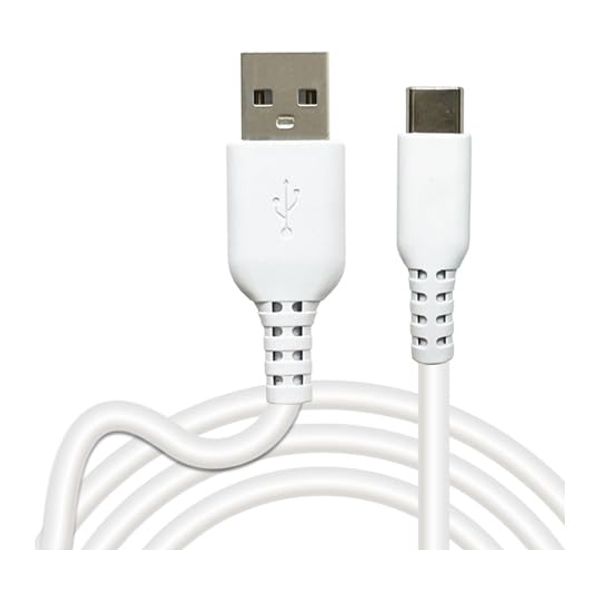 AirJay [+ECO] USB Type-C Soft Charging Cable 9.8 ft (3 m) UCJ-ETCW3M WH
