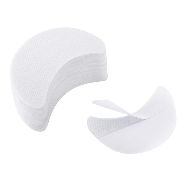 REQAG 100 Stück Einweg Lidschatten Pads Augen Make-up Aufkleber Einweg Lidschatten-Aufkleber für Wimpernverlängerung Eyeliner Lippen Make-up um Augen- und Lippen-Make-up-Rückstände zu vermeiden