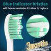 Aoremon Toothbrush Heads Compatible with Sonicare E-Series Essence Xtreme Elite Advance CleanCare Philips Screw-On Electric Toothbrush Handles, 5 Refills Replacement Brush Heads