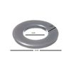 10 X Flat Steel Plain Washers - BZP Weatherproof - M8 Hole Size