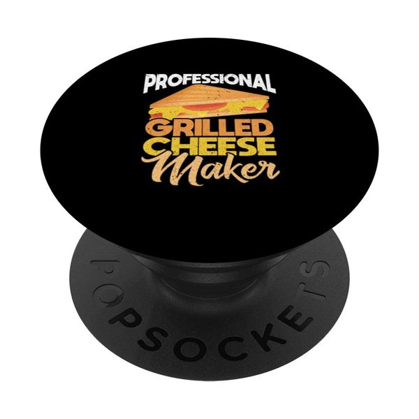 Grilled Cheese Maker - Funny Cheese Sandwich Grilling Lover PopSockets Swappable PopGrip
