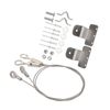 Hatch Door Lanyard Cable, 2 Rust Resistant Wire Rope Sling Cable for RV