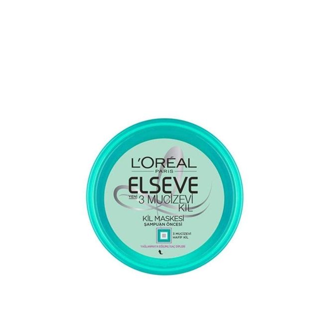 L’Oréal Paris Elseve 3 Mucizevi Kil Banyo Öncesi Kil Maskesi (150 ml)