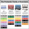prohands Gripmaster Medium Tension Hand and Finger Exerciser - Red, 7 Pounds