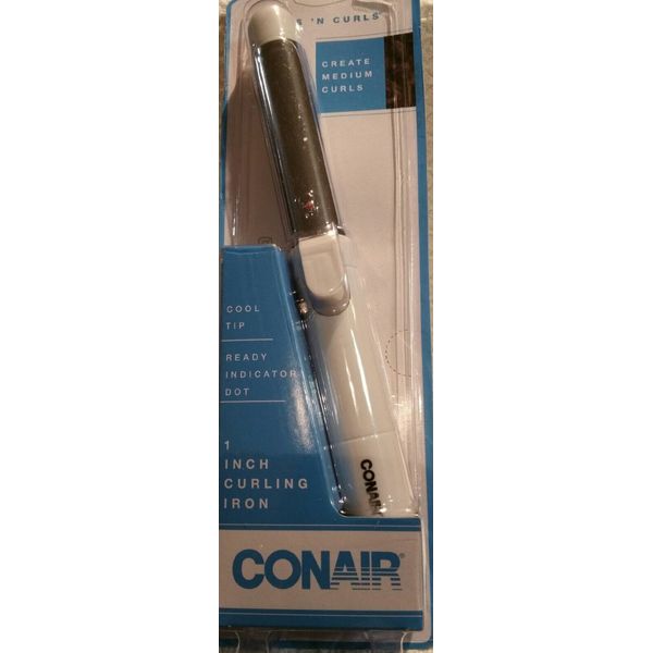 Conair Curls 'n Curls Curling Iron 1" for Medium Curls Cool Tip New in Package