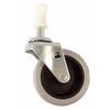 3" (3ARM61) Mop Bucket Replacement Stem Caster Set - Polyurethane Wheels