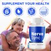 (3 Pack) Nerve Sync Nootropic All Natural Super Brain Supplement 180 Capsules