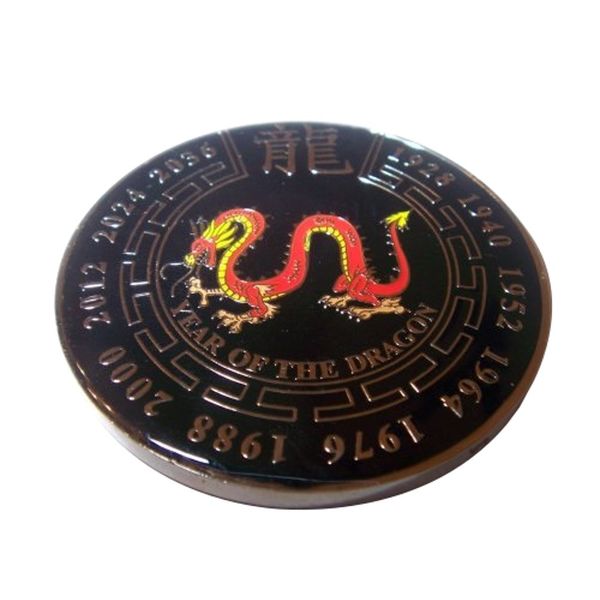 Chinese New Year Zodiac Commerative Black Coin (Dragon)