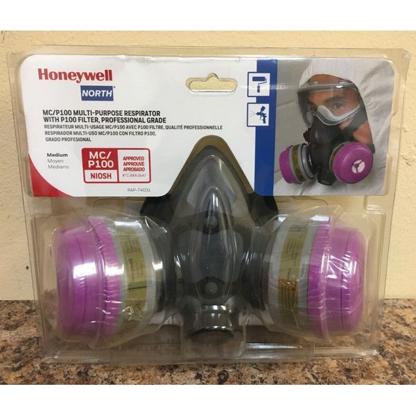 Honewell North RAP-74031 MC/P100 Multi-Purpose Respirator Size Medium