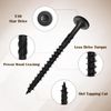 8" Deck Screws 50 Pcs Heavy Duty Epoxy Coated T30 for Timber/Logs
