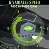 WORKPRO 5" Random Orbit Sander 6 Variable Speeds Sander 7000 to 14000 RPM 2.5Amp