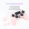 GeekShare Cat Paw PS4 Controller Skin, Anti-Slip Silicone Controller Cover Skin Protector Compatible with PS4 Slim/Pro Controller - Pink