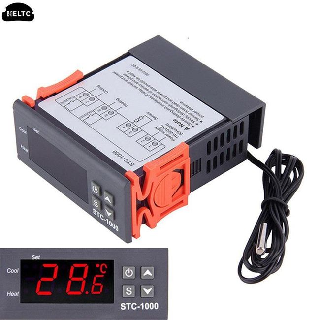LED Digital Temperature Controller STC-1000 AC 110-220V 10A Relay
