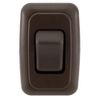 RecPro RV Switch SPST Switch On/Off Bezel | RV Electrical | Camper Switches (Brown, 1)