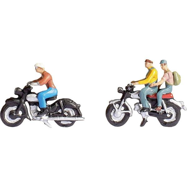Noch H0 Motorcycle Painted Sound Scene