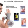 Shefave Wrist Support BraceRight Hand with 2 Metal Splints(Right Hand, Silver Grey