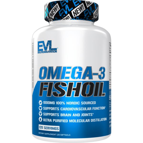 Evlution Nutrition Fish Oil - 120 Servings