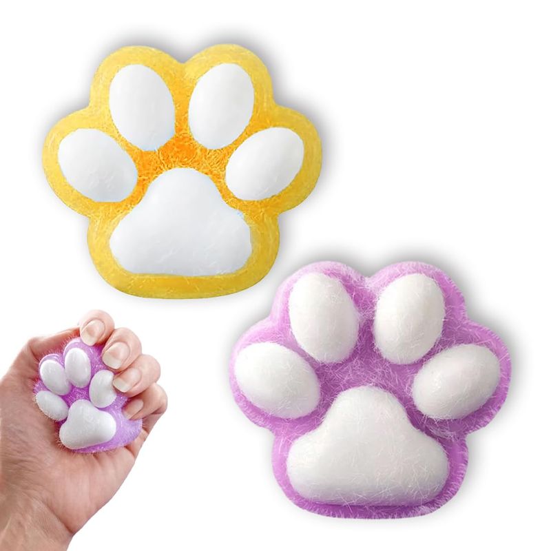 Jouet Antistress Taba Squishy Patte De Chat En Silicone, Gros, Pour Se Détendre