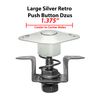 Large Silver Dzus 1.375 Push Button Quick Latch Release
