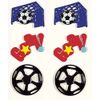 HOT OFF THE PRESS Brad Buddies 6/Package, Soccer