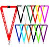 Hands Off ® Personalised Printed Lanyard - ID Card, Key Holder (Red)