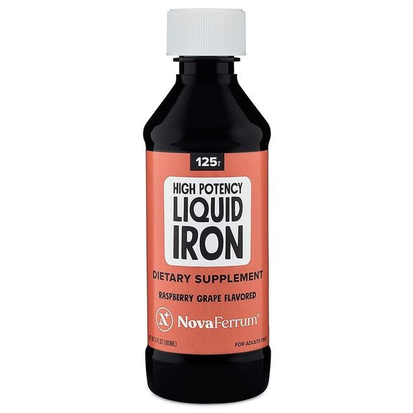 NovaFerrum 125 Liquid Iron Raspberry Grape Flavor 180ml