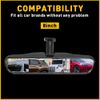Quality 8" Black Rear View Mirror Interior Replacement Day Night For Universal
