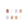 24pcs Romantic Nail Tips Sequins Various Combination