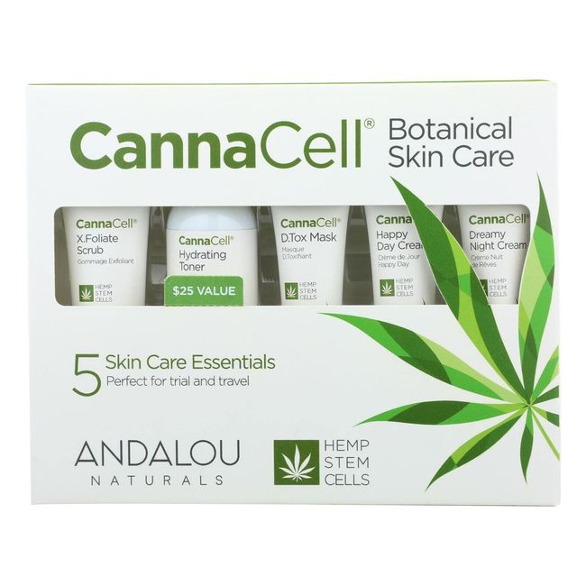 Andalou- Cannacell Botanical Get Started Kit, 5 count