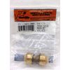 3/8" X 3/8" SHARKBITE STYLE PUSH FIT COUPLING - LEAD FREE BRASS #U006A