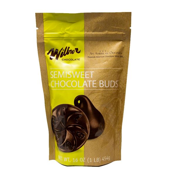 Wilbur Buds Dark Semi Sweet Chocolate 16 oz. (1 lb.) #19032-2