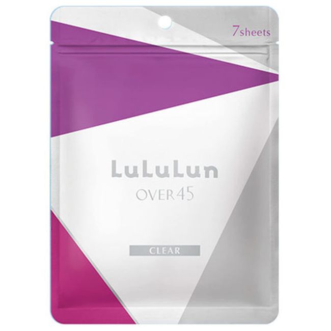 [Renewal] Lululun Over45 Face Mask, 7 Pieces, 2KS, For a Shiny Glossy Skin