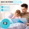 Monodeal Portable Rechargeable CD Player | Built-in Speaker, Walkman for Car & H