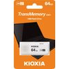 KIOXIA 64GB TransMemory U301 USB 3.2 Flash Drive, White