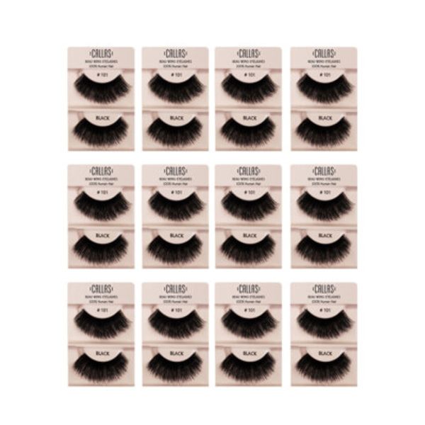 Callas Beau Wing Eyelashes #101 1pair x 12sets