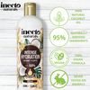 Inecto Natural Coconut Shampoo 500ml, Super-Creamy Infused with Pure Organic Coconut Oil, Silky Smooth Relief, Hydrated Hair