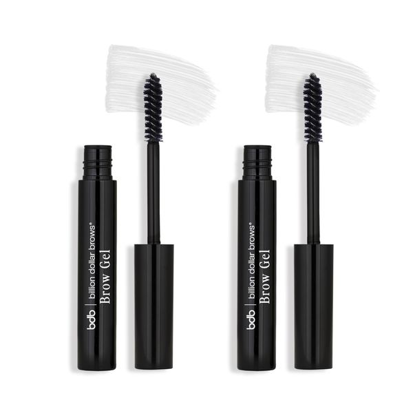 bdb Eyebrow Gel, Clear Formula - Effortless Brows, Waterproof, 2-Pack