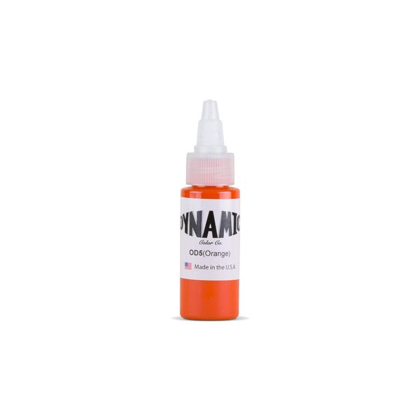 Dynamic Orange Tattoo Ink – Professional Long-Lasting Tattooing Inks - 1 Ounce Bottle