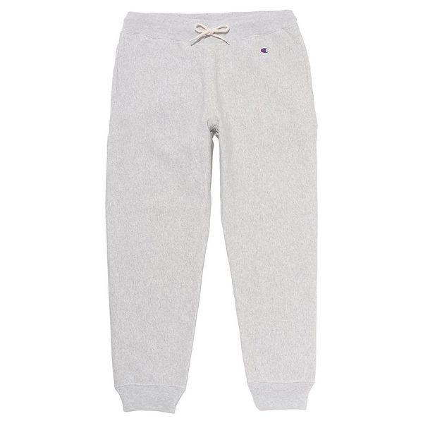 Champion C3-Q215 Men's Long Pants, Joggers, Sweatpants, Fleece Lined, 11.5 oz, Reverse Weave Long Pants, silvery grey