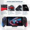 Life Girl Star New Replacement for Gamepad Dual Vibration Handheld Controller, Compatible for Nintendo Switch/Switch OLED, with Turbo Function, Blue + Red