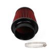 4inch/100mm High Flow Inlet Cold Air Intake Cone Replacement Dry Air Filter Red