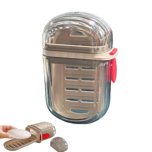 Soap Dish Holders,Travel Soap Case, Soap Container with Lid Portable Box Container,Shower Holder,Bathroom,Kitchen,Counter Top,Easy Cleaning