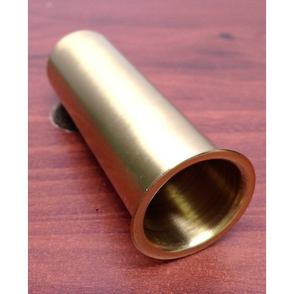 MARINE BOAT POLISHED BRASS DRAIN TUBE 1" by 3" TRANSOM MOTORWELL LIVEWELL USE