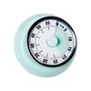 Jayron Kitchen Timer Reminder Timer Manage 360 Degree Rotating Mechanical Timer Backcountdown Kitchen Alarm Clock Fridge Magnetic for Cooking, Learning (Green)