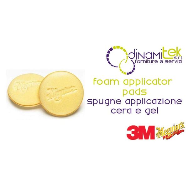 Meguiars 650012 Soft Foam Applicator Pads Application Sponge Pack of 2