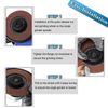 Saipor 5/8''-11 Thread Angle Grinder Flange Nut, Metal Quick Release Locking Nut for Angle Grinder with 5/8-11 Threaded Spindle (Black)