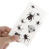 HUPOO 10 Sheets Halloween Temporary Tattoos, Crawling Spider Tattoos, Spider Web Tattoos, for Face Arms Legs Shoulders Cosplay Party Body Art Makeup Props Party Supplies Decoration., Black