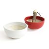 Tatara Mortar, Mortar, White Tableware, Ripple Comb Type, Mino Ware, Takada Ware